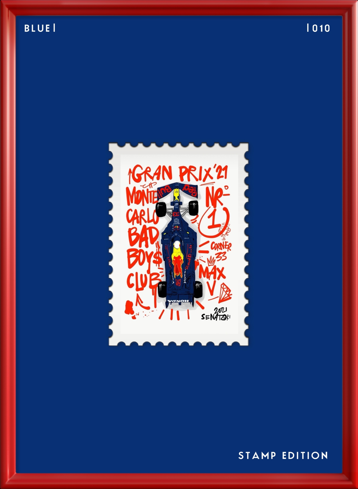 BLUE STAMP 10