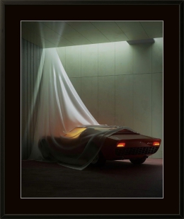 Tranh Treo Tường Khung Composite Chủ Đề Xe 16