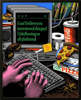 Unfollow All Platforms – Retro Pixel Rage