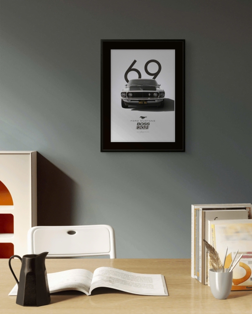 Tranh Treo Tường Khung Composite Chủ Đề Xe 19