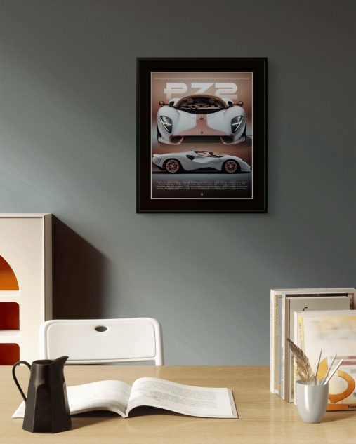 Tranh Treo Tường Khung Composite Chủ Đề Xe 25