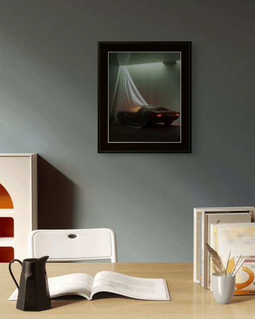 Tranh Treo Tường Khung Composite Chủ Đề Xe 16