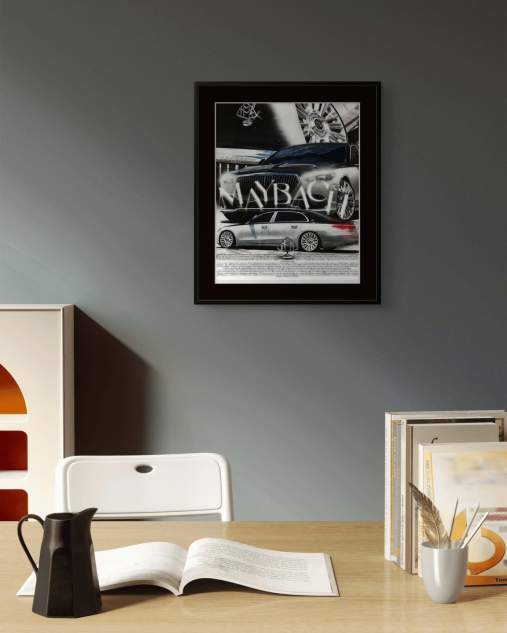 Tranh Treo Tường Khung Composite Chủ Đề Xe 29