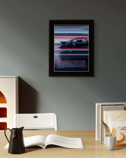 Tranh Treo Tường Khung Composite Chủ Đề Xe 12