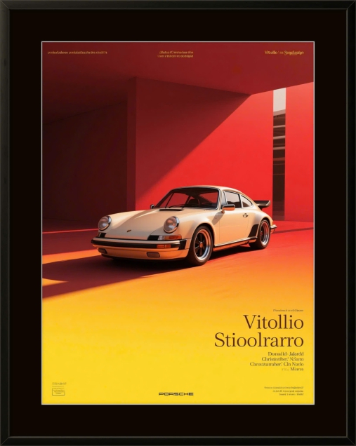 Tranh Treo Tường Khung Composite Chủ Đề Xe 28