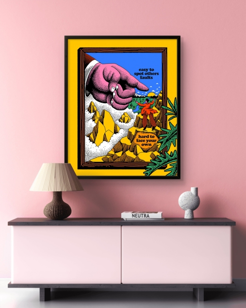 Easy to Spot Others’ Faults – Hard to Face Your Own