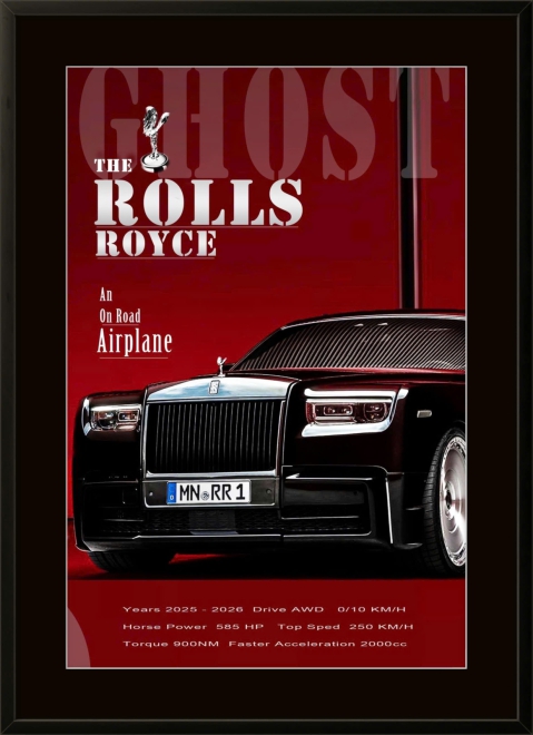 Tranh Treo Tường Khung Composite Chủ Đề Xe 31