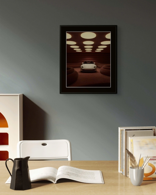 Tranh Treo Tường Khung Composite Chủ Đề Xe 05