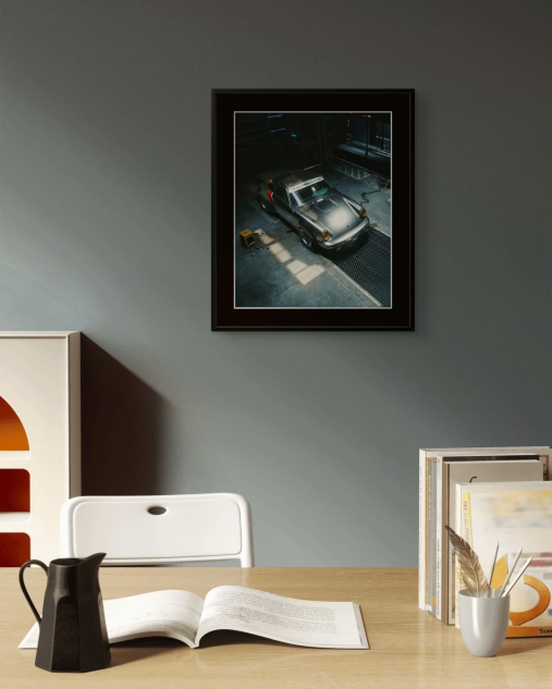 Tranh Treo Tường Khung Composite Chủ Đề Xe 24