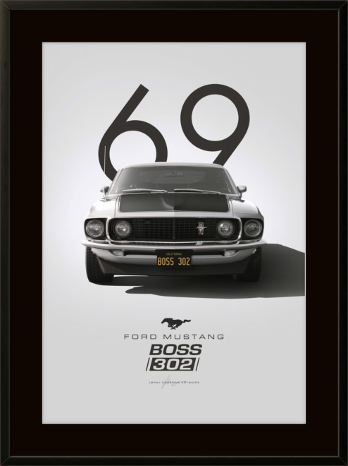 Tranh Treo Tường Khung Composite Chủ Đề Xe 19