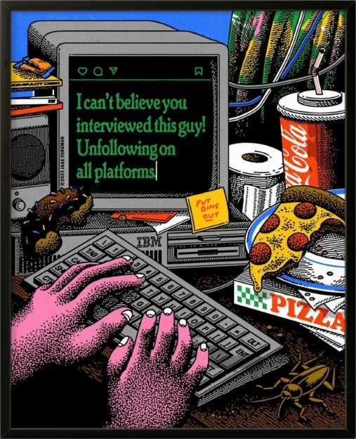 Unfollow All Platforms – Retro Pixel Rage
