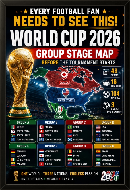 GROUP STAGE MAP WORLD CUP 2026